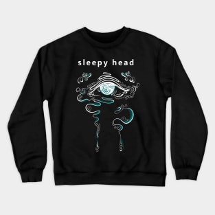 Abstract Sleepyhead Crewneck Sweatshirt